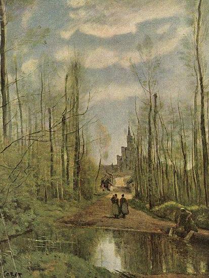 Jean-Baptiste Camille Corot Kirche von Marissel France oil painting art
